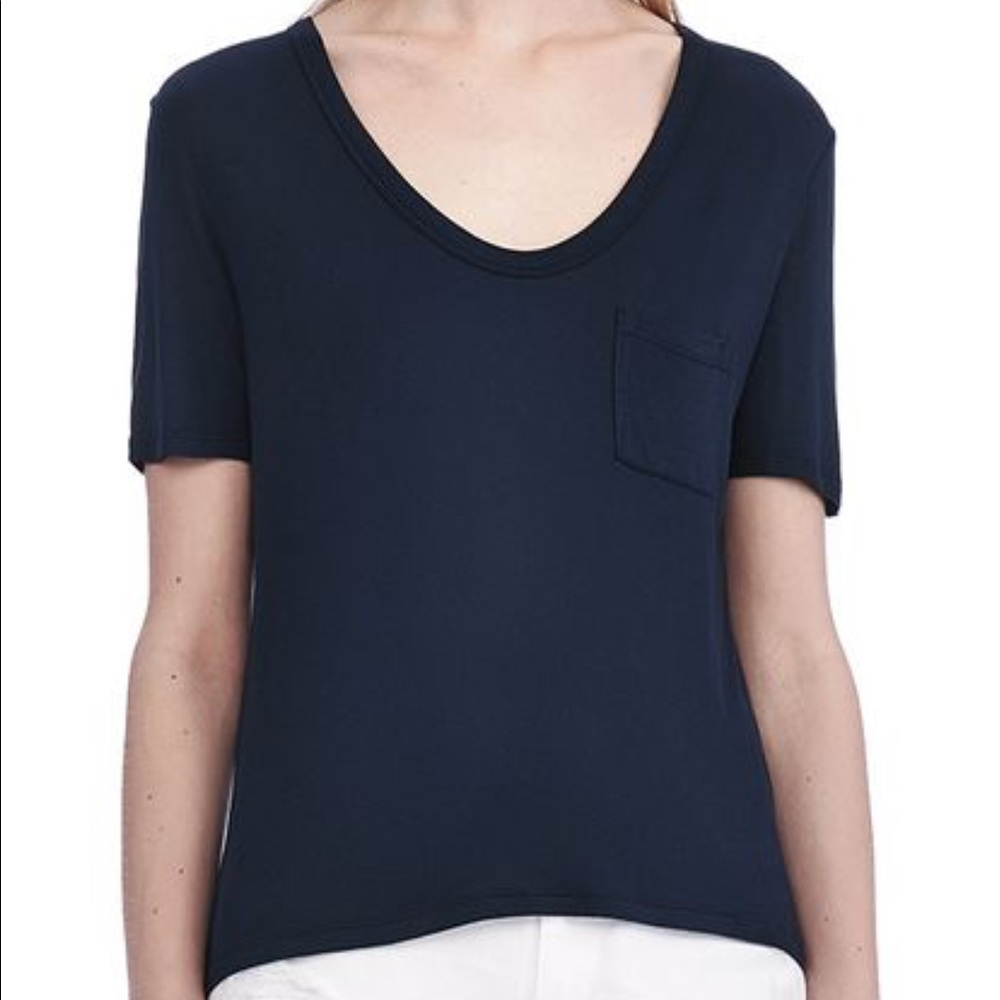 Alexander Wang Pocket Tshirt in navy