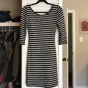 Black and white dress