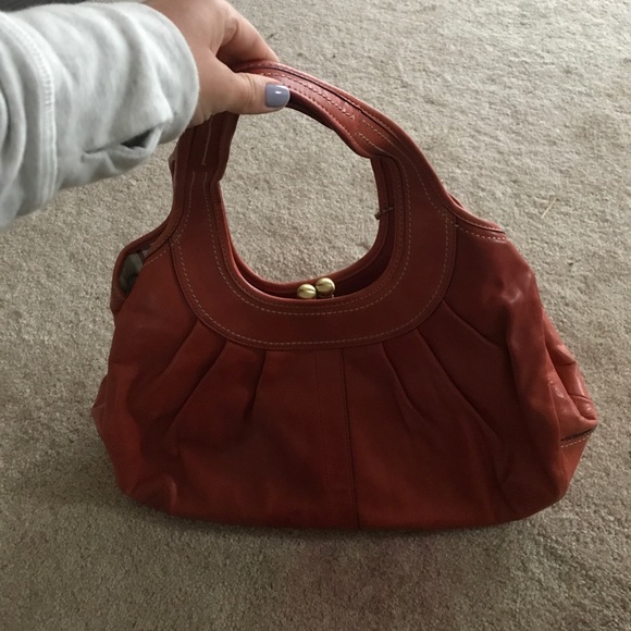 Coach Handbags - Coach orange hobo bag