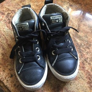 Boy's Leather Converse