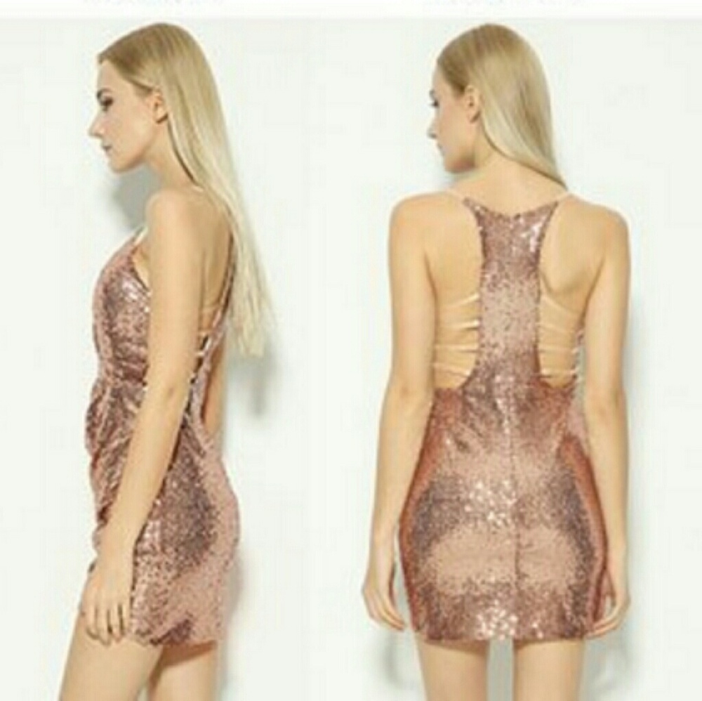 Pink Sequined Dress - Picture 3 of 3