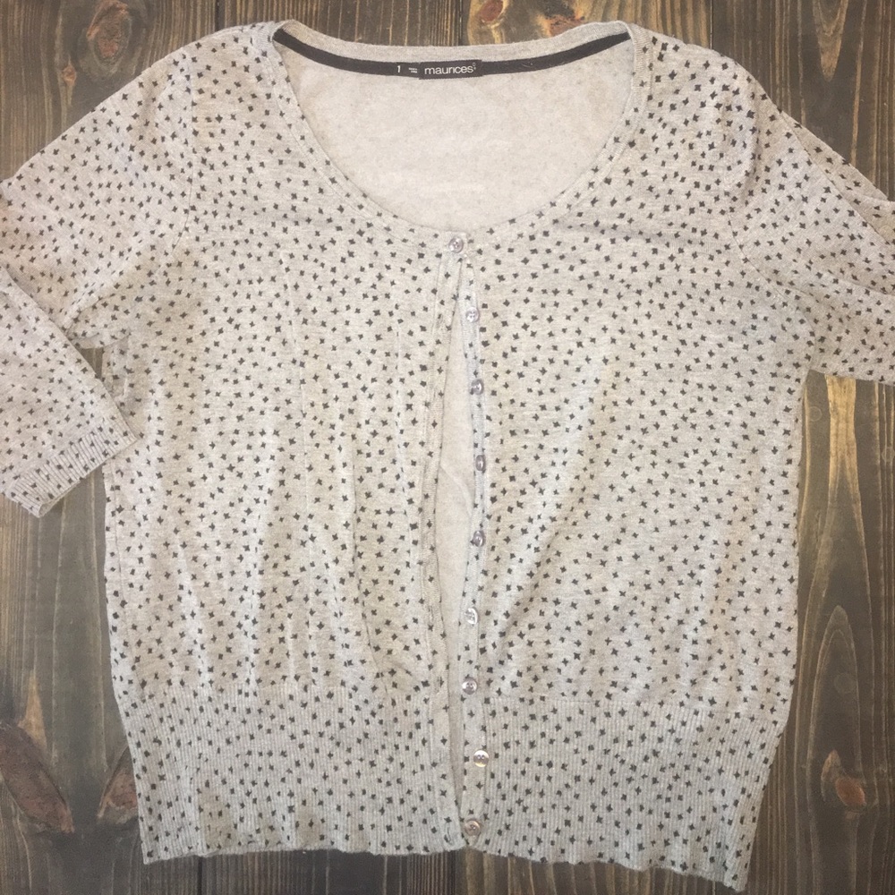 Maurice's Cropped Cardigan 💜
