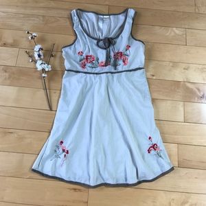 Mini dress with flowers