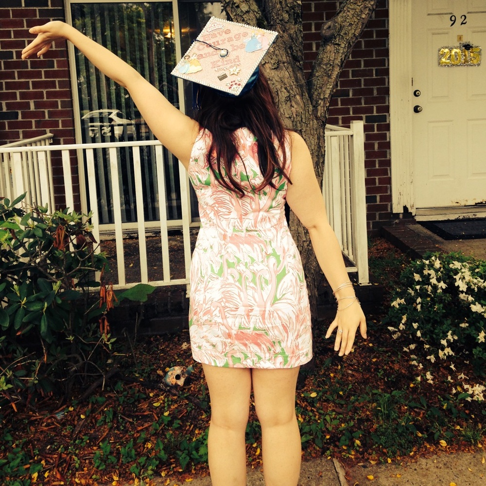 Lilly Pulitzer shift- size 4 pink colony print