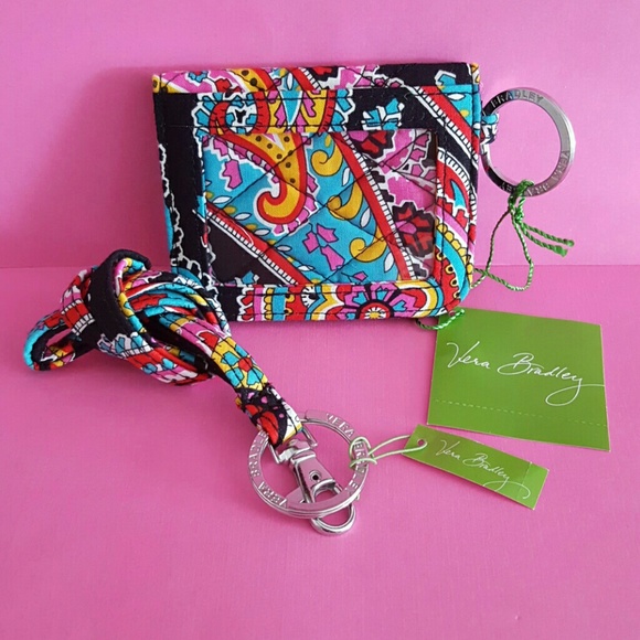 Vera Bradley Accessories - VERA BRADLEY DOUBLE ID AND LANYARD