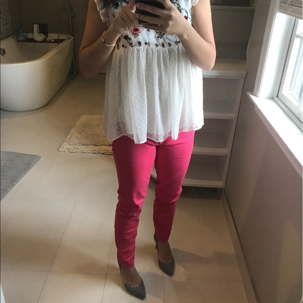 Pink denim by Blank NYC