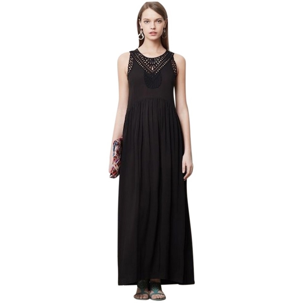 Black Maxi Dress from Anthropologie