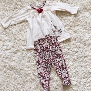 0-1 MONTH BABY GIRL SET