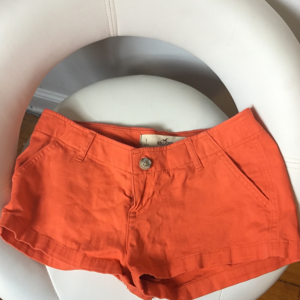 Orange Hollister Shorts