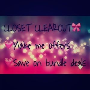 🛍MAKE OFFERS! Everything must go! 🛍