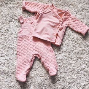 0-1 MONTH BABY GIRL SET