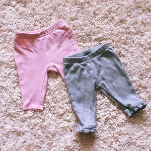 2 SETS OF NEWBORN PANTS