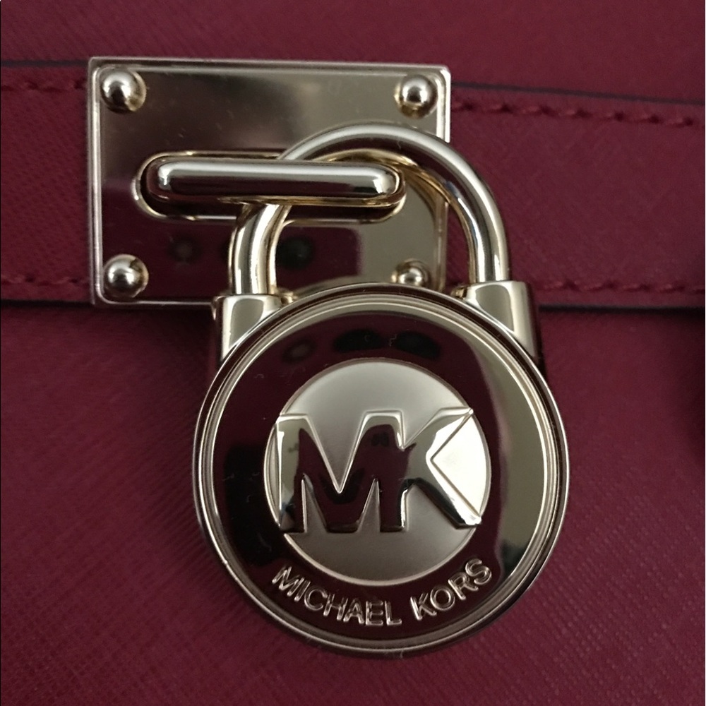 Michael Kors Hamilton Satchel (Chili) Red