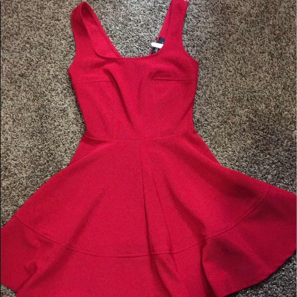 Red dress
