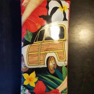 Vintage Beach/Island Server Book/Wallet