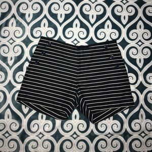 Tommy Hilfiger High-waisted Pinstriped Shorts