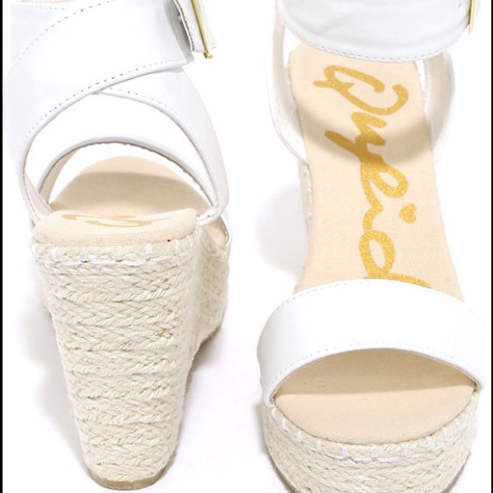 Charlotte Russe White Wedges
