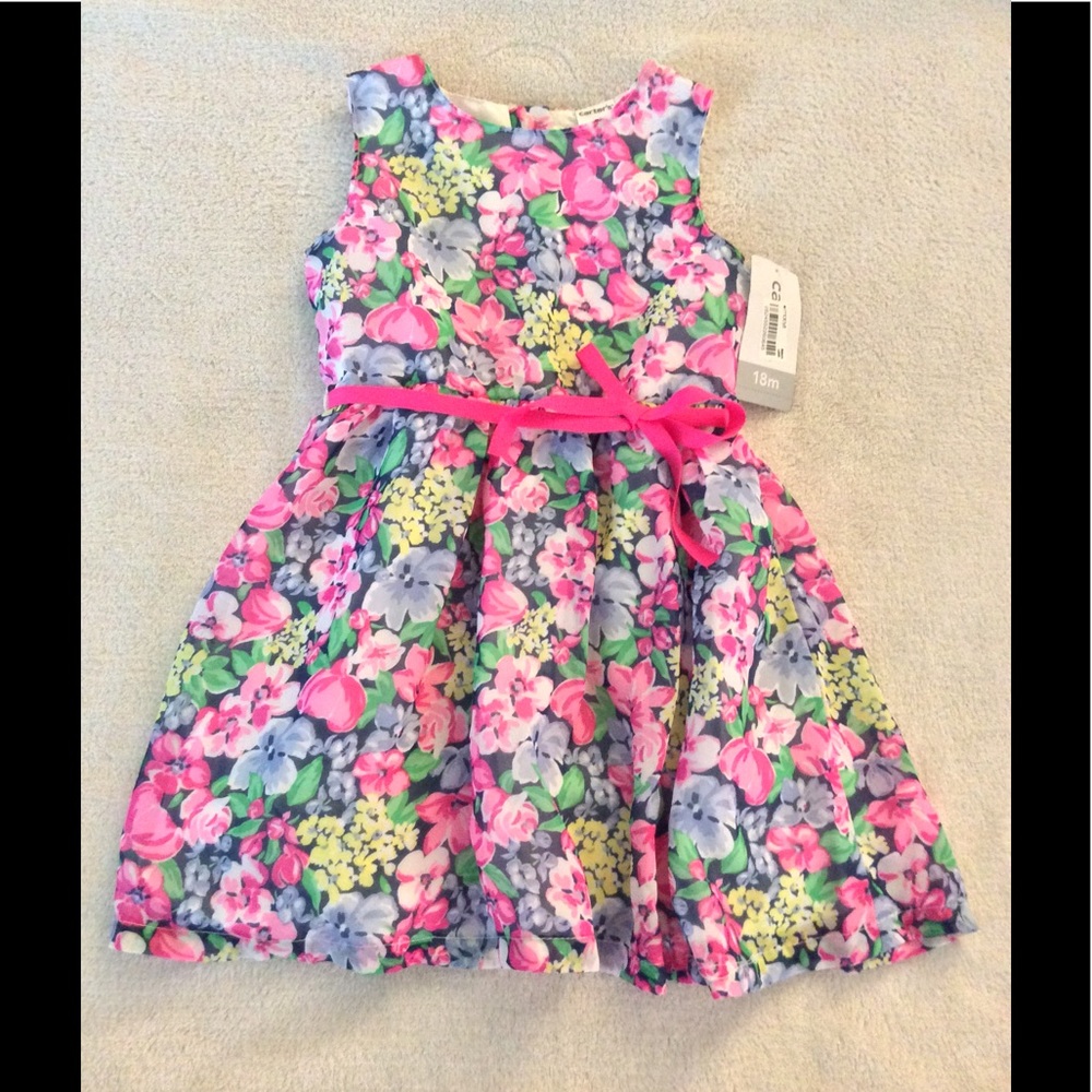 Carter's Baby Girls' Floral-Print Dress