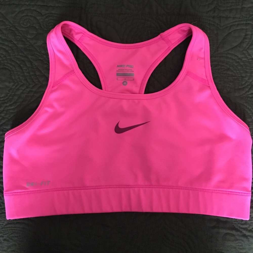 Nike Pro Hot Pink Sports Bra (M)