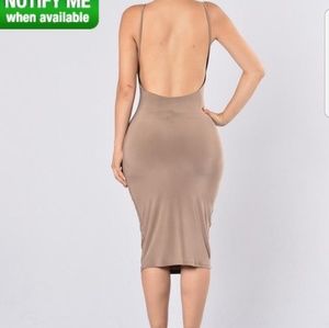 Uptown Chic Dress - Mocha