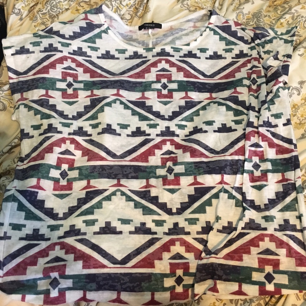 Forever 21 Aztec print top