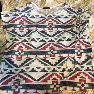 Forever 21 Aztec print top
