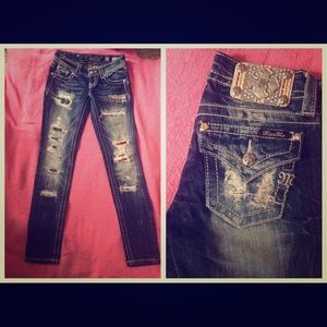 AMERICAN FLAG MISS ME "24" HTF