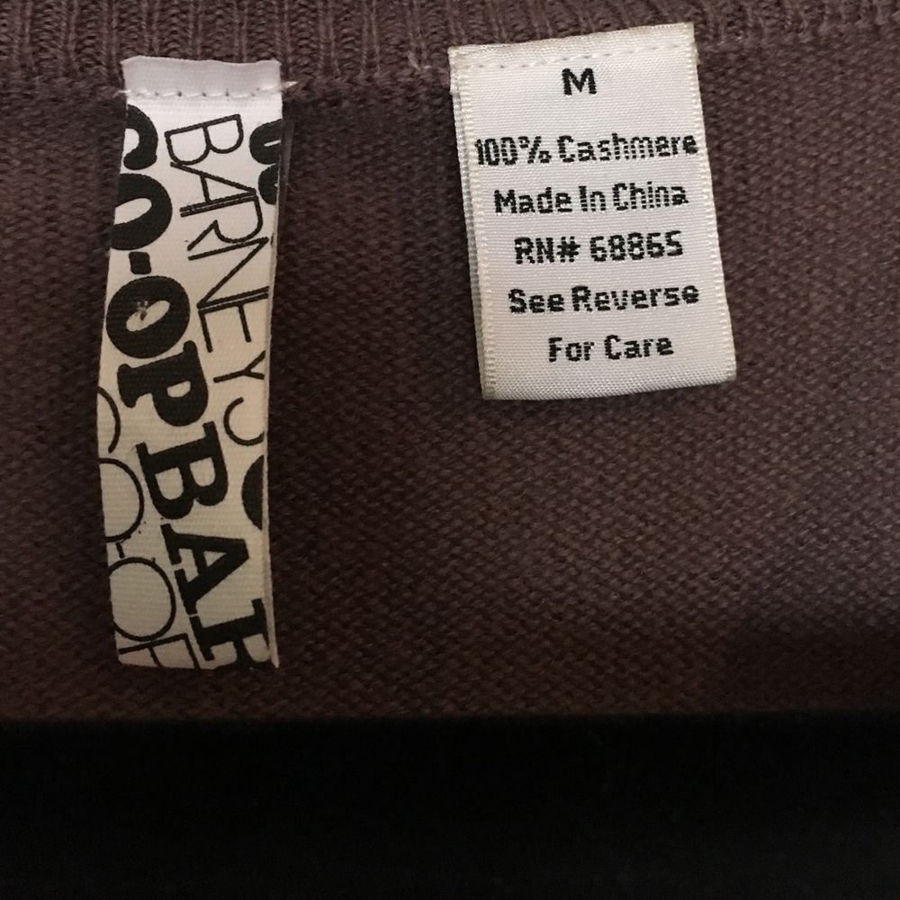 Barney's New York cashmere short sleeve sweater - Picture 2 of 4