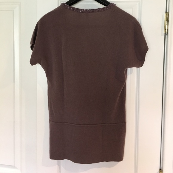 Barney's New York cashmere short sleeve sweater - Picture 4 of 4