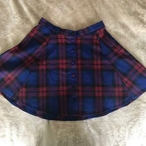 School girl plaid skirt