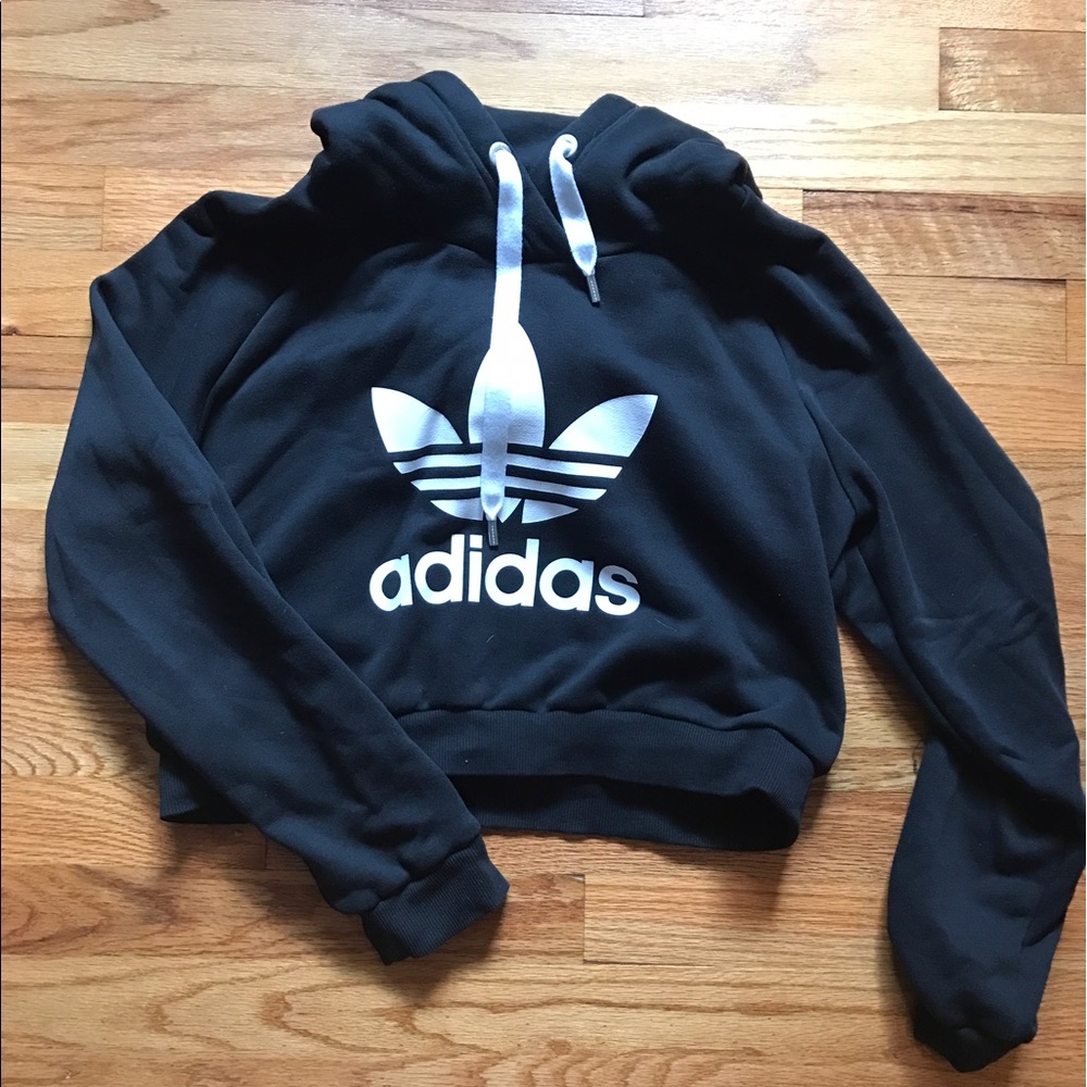 Adidas Cropped Hoodie
