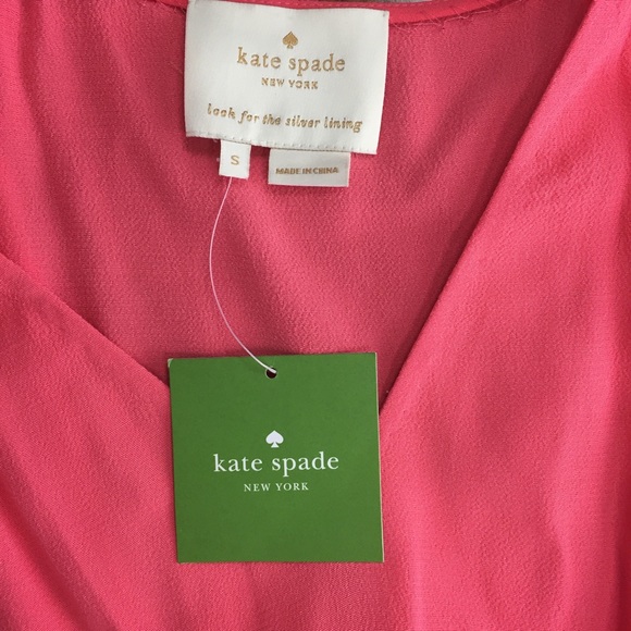 Kate Spade NWT Fluid Crepe Tie Back Dress Size S - Picture 8 of 8