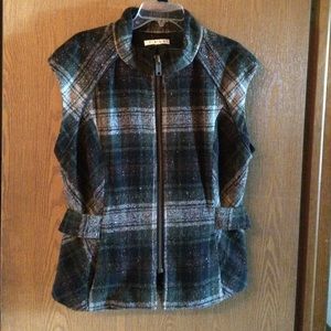 CAbi plaid vest