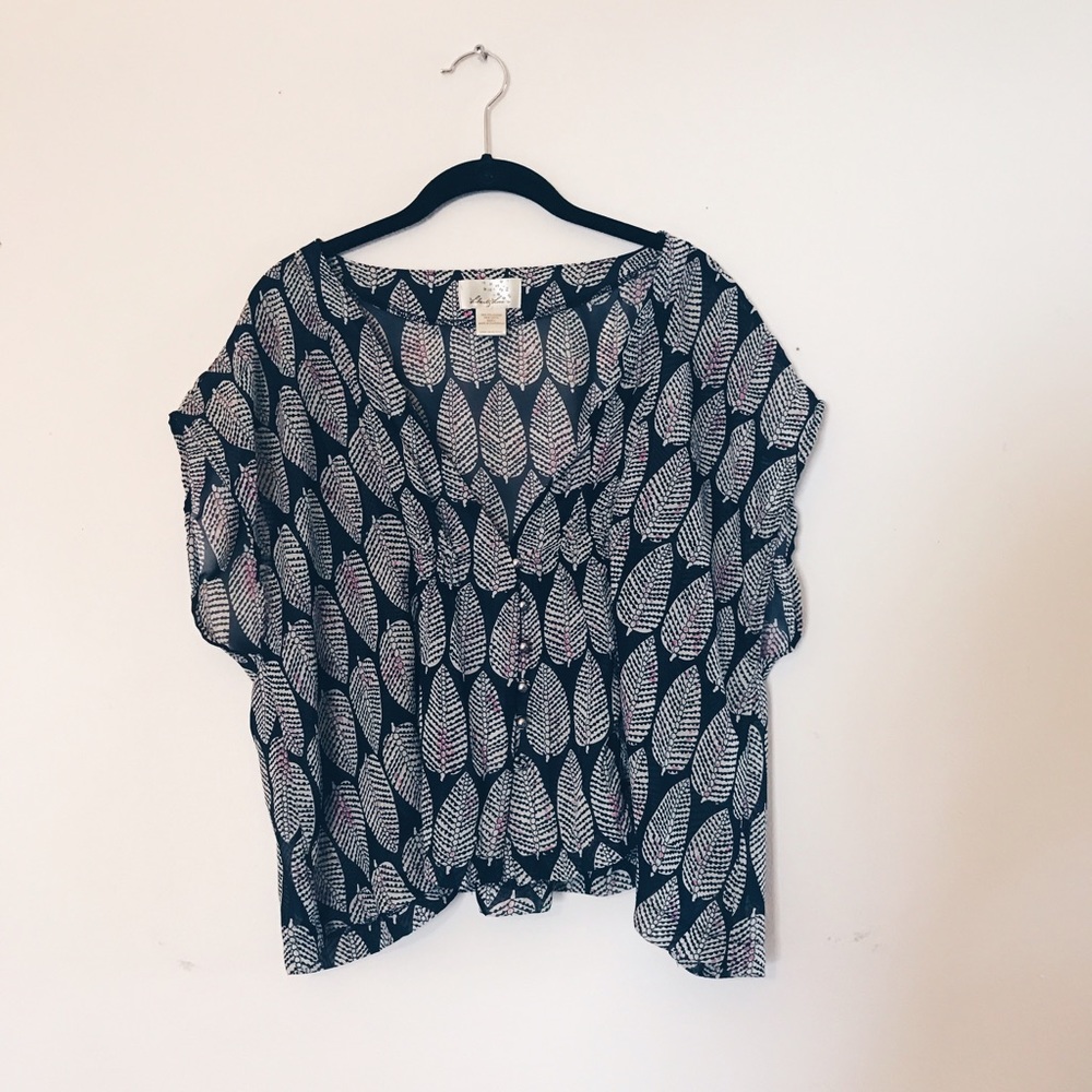 Vintage sheer crop top