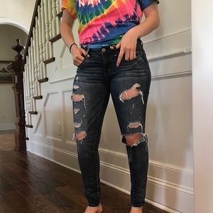 SALE Distressed American Eagle Super Stretch Denim