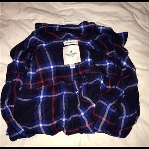 American Eagle Boyfriend Plaid Flannel