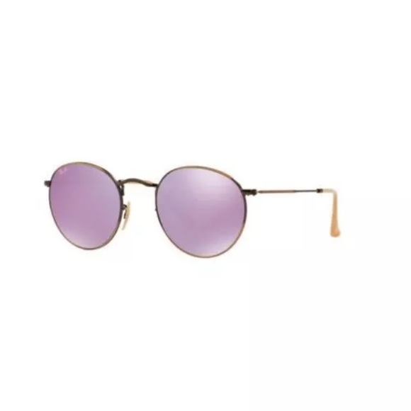 ⛔️SOLD Ray-Ban Lilac Round Mirror Sunnies - Picture 2 of 5