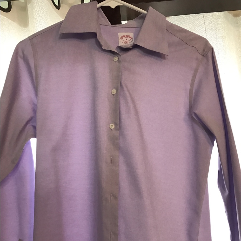Brooks Brothers Classic Fit Shirt in Lavender