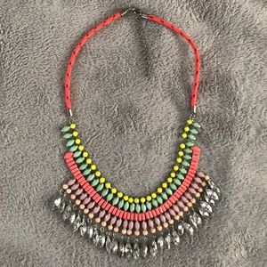 TOPSHOP Beaded Statement Necklace