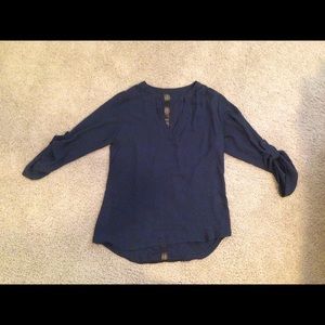 Navy blouse