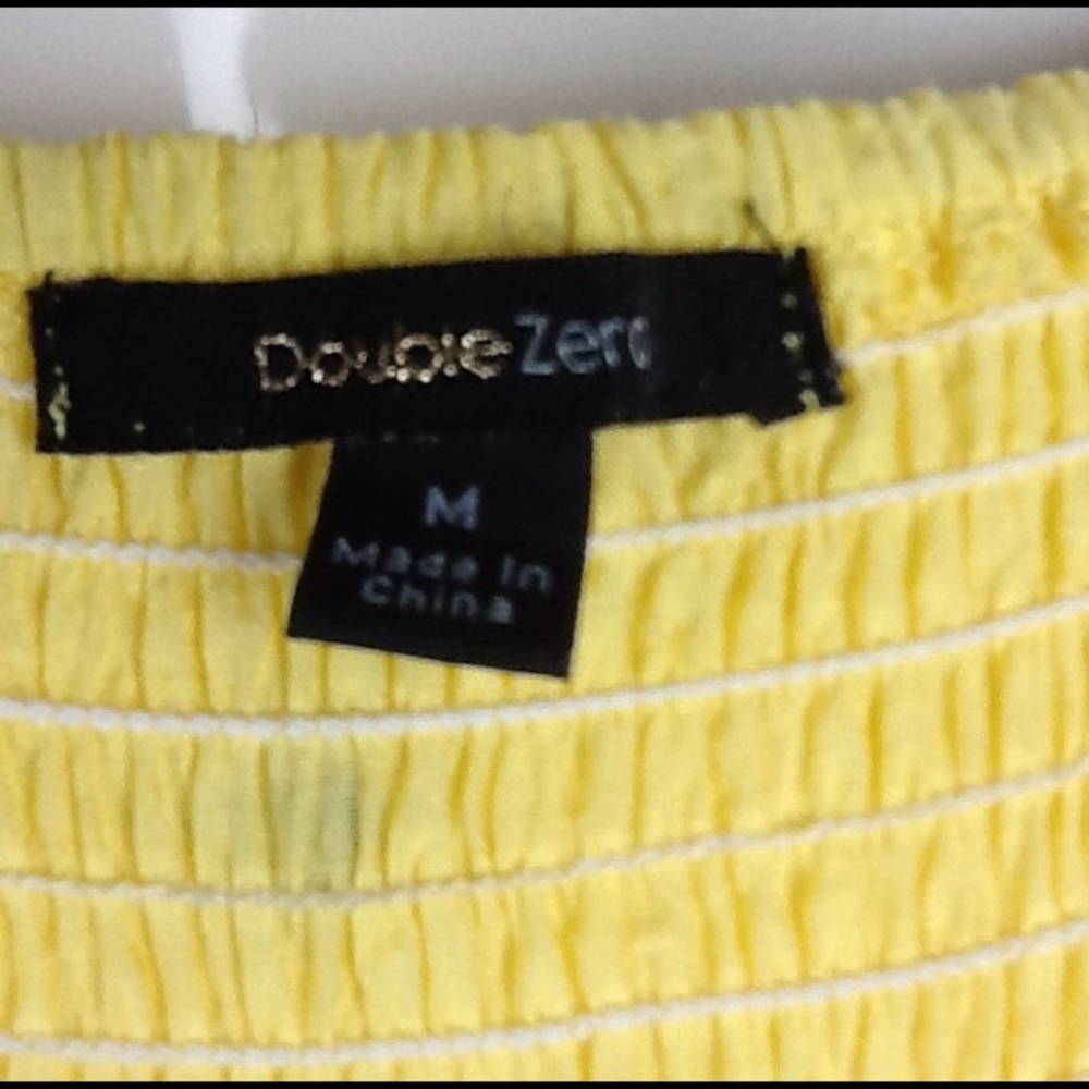 Womens Yellow Sun Dress Double Zero Size M - Picture 4 of 4