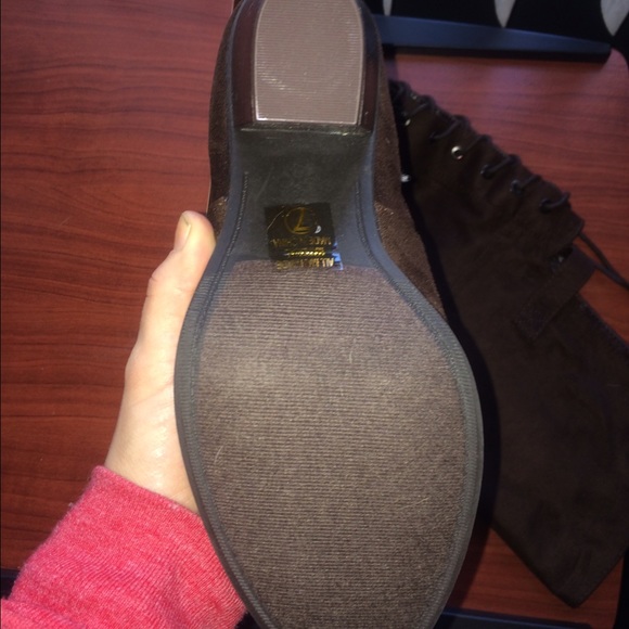 Brand new over the knee brown boots - Picture 3 of 4