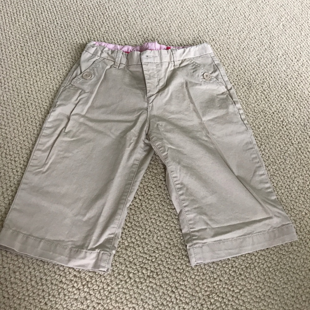 Long Girls khaki shorts