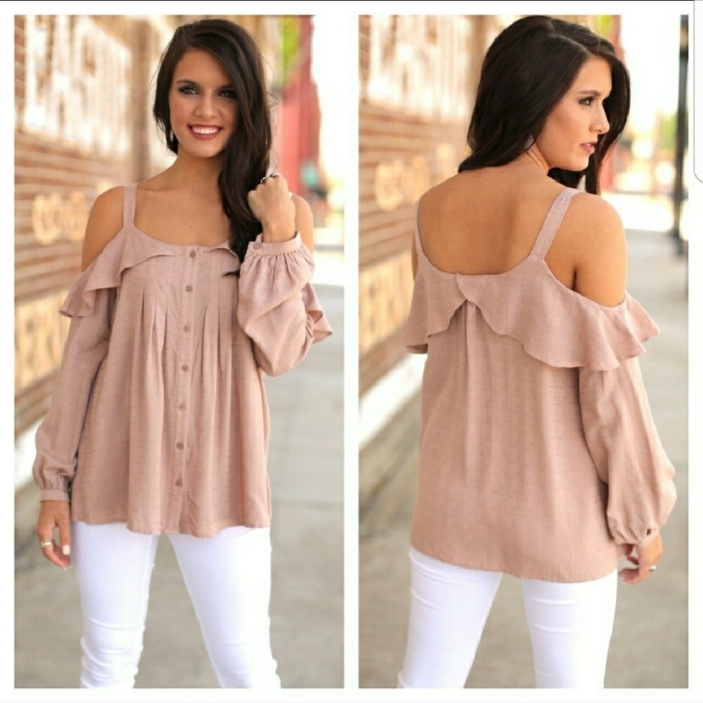 "Last One" Cold Shoulder Tunic