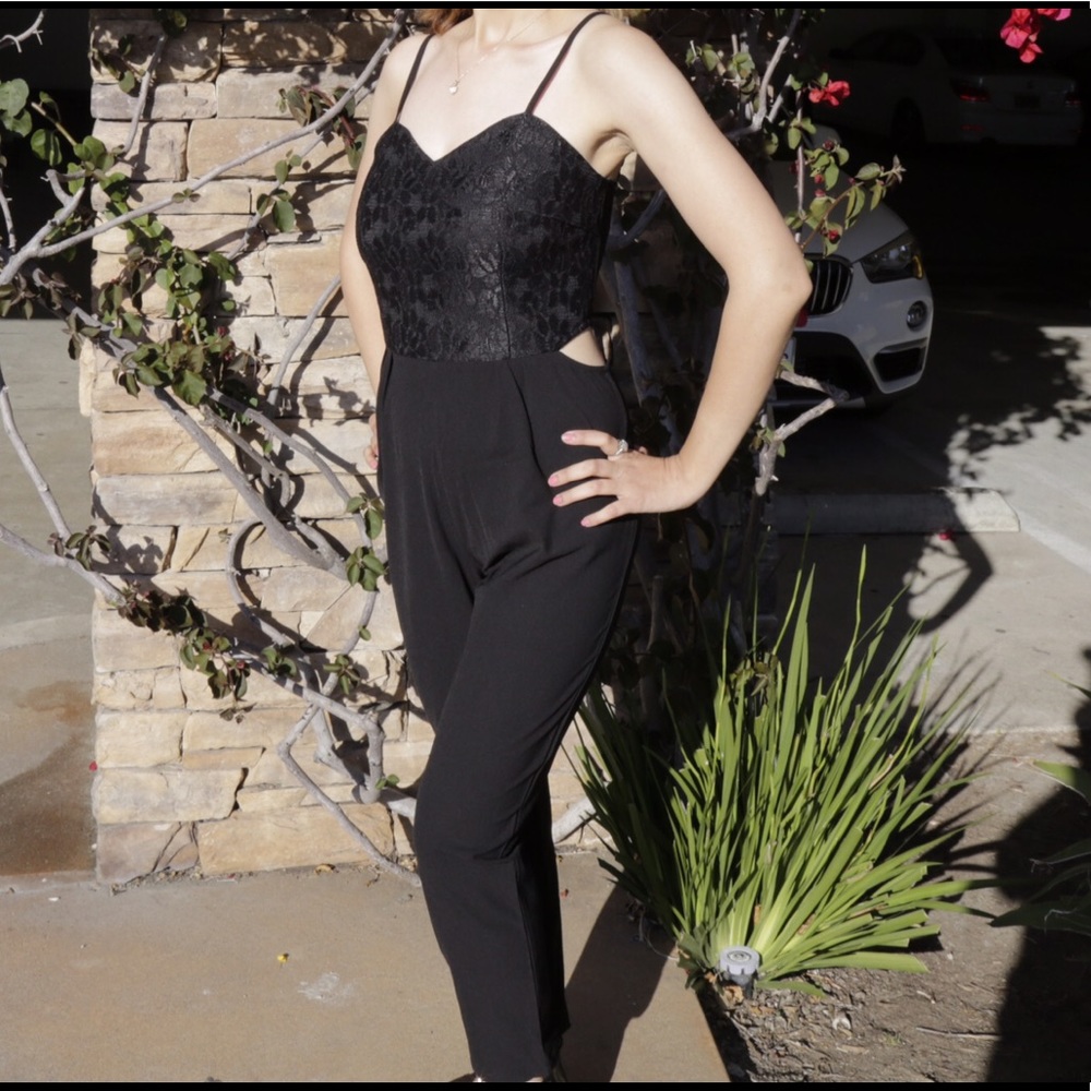 Gorgeous Black Long Romper