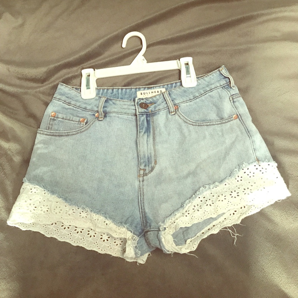 LACE Bullhead jean shorts