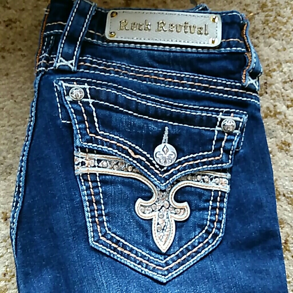 Rock revival Sophia skinny jeans size 27