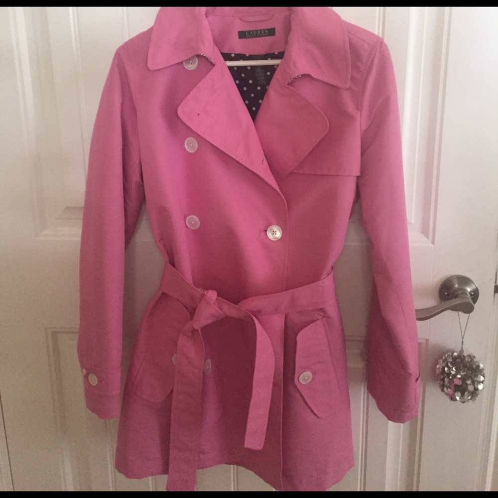 Pink Lauren by Ralph Lauren spring dress coat