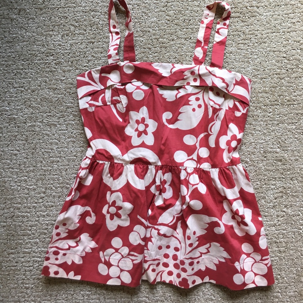 Cute floral summer top