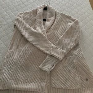 Lululemon off white cardigan